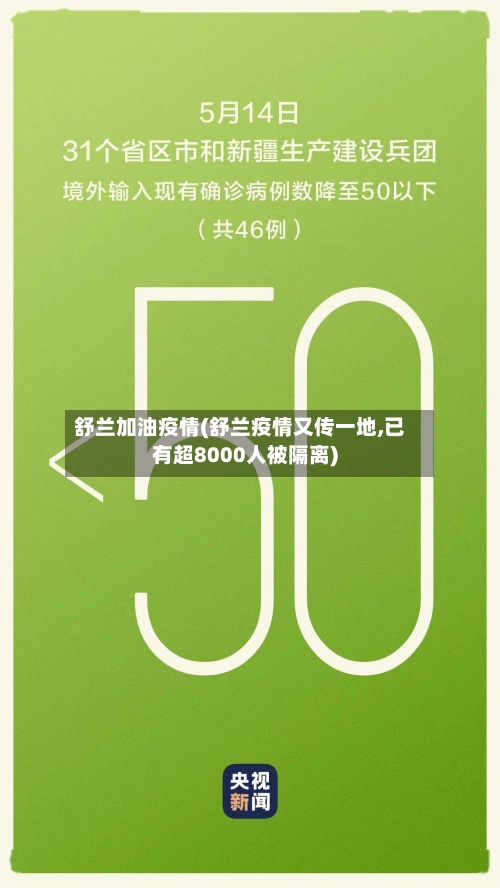 舒兰加油疫情(舒兰疫情又传一地,已有超8000人被隔离)
