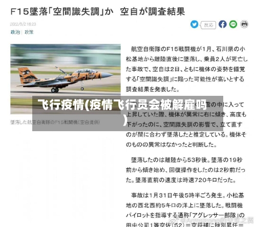 飞行疫情(疫情飞行员会被解雇吗)