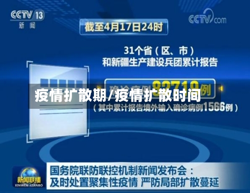 疫情扩散期/疫情扩散时间