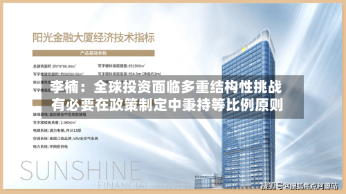 李楠：全球投资面临多重结构性挑战 有必要在政策制定中秉持等比例原则