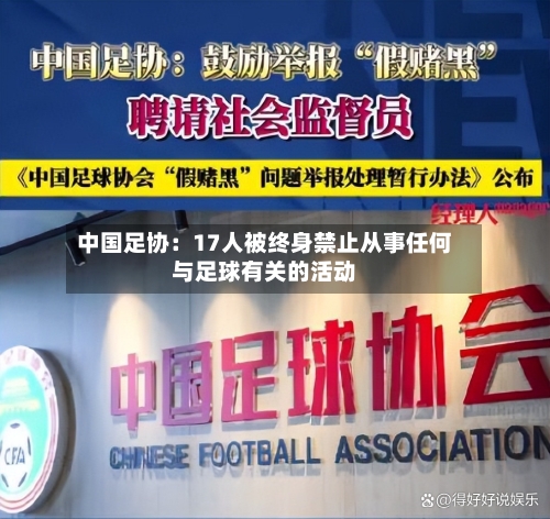 中国足协：17人被终身禁止从事任何与足球有关的活动