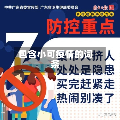 包含小可疫情的词条