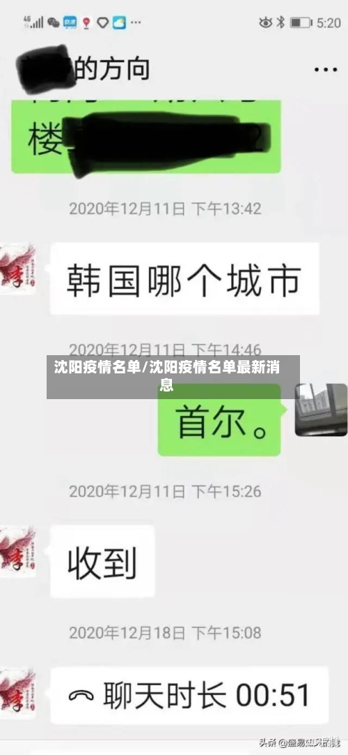 沈阳疫情名单/沈阳疫情名单最新消息