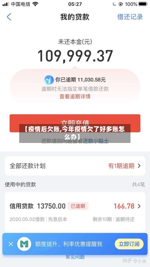 【疫情后欠账,今年疫情欠了好多账怎么办】