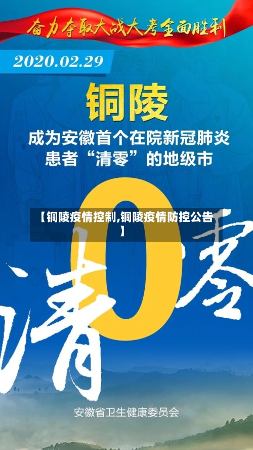 【铜陵疫情控制,铜陵疫情防控公告】