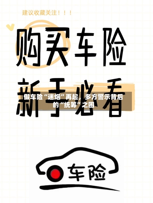 假车险“迷烟”再起，多方警示背后的“统筹”之困