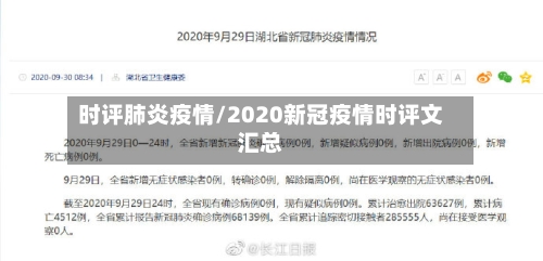 时评肺炎疫情/2020新冠疫情时评文汇总