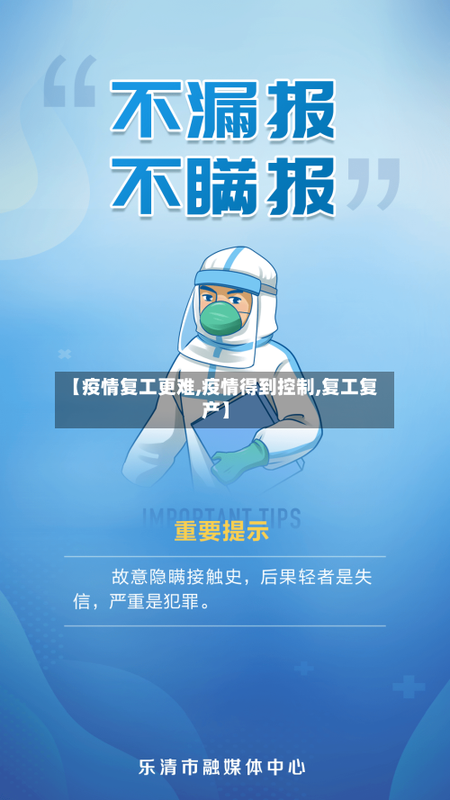 【疫情复工更难,疫情得到控制,复工复产】