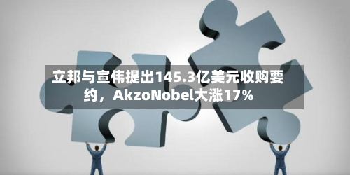 立邦与宣伟提出145.3亿美元收购要约,AkzoNobel大涨17%